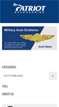 Mobile Screenshot of militaryautoemblems.com
